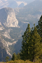 Illilouette fall as seen from Glacier Point