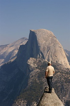 Idar in front of Half Dome