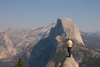 Idar in front of Half Dome