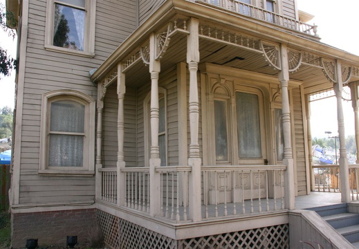 Detail of Norman Bates' house from Psycho