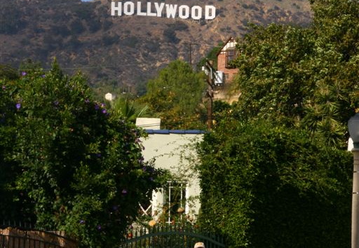 Idar below the Hollywood sign