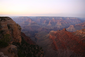 Grand Canyon just after sunset