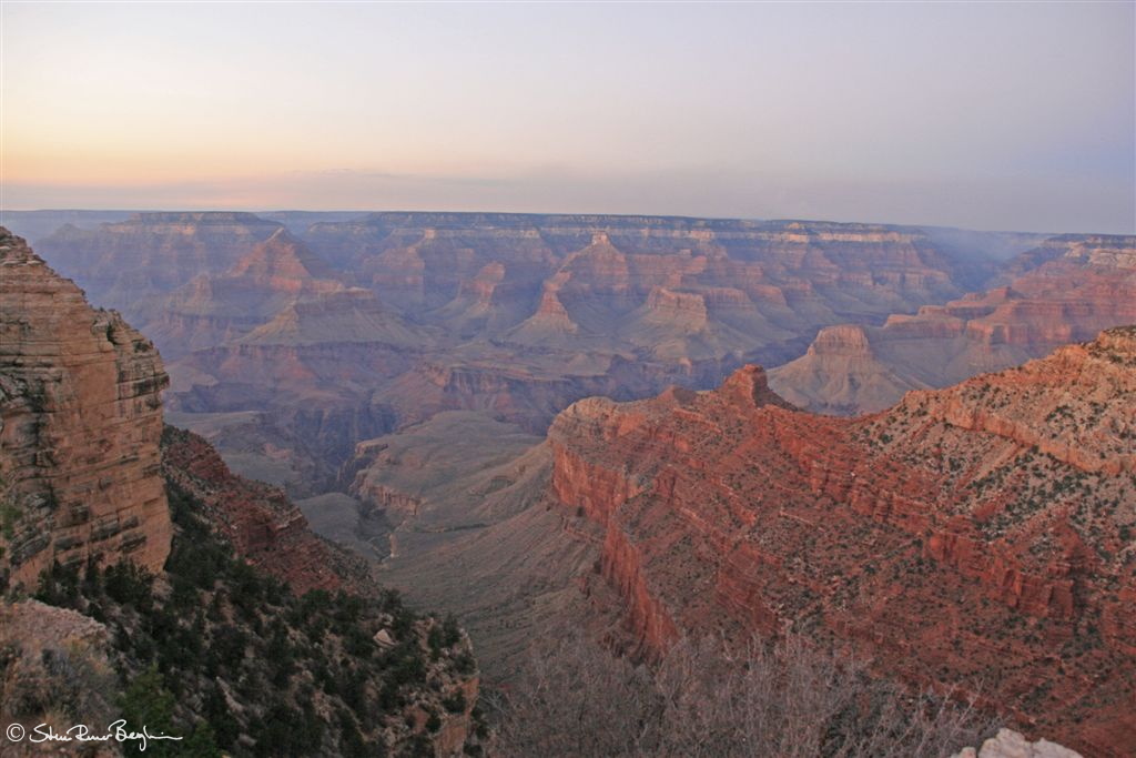 Grand Canyon just after sunset