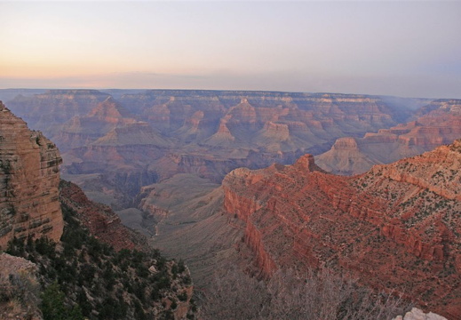 Grand Canyon just after sunset