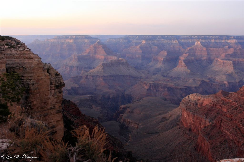 Grand Canyon just after sunset