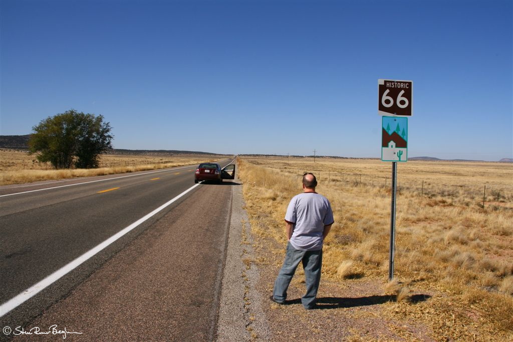 Idar by Route 66 signpost