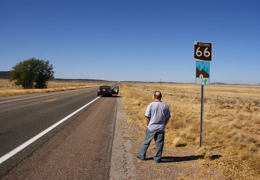 Idar by Route 66 signpost