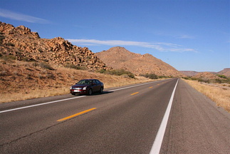 Driving on Route 66