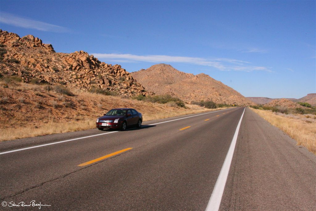 Driving on Route 66