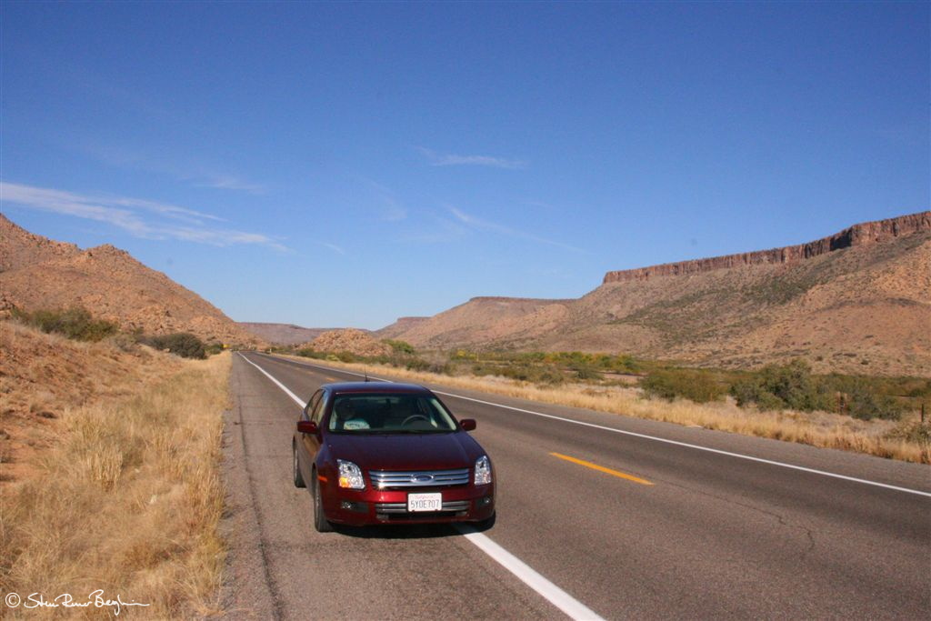 Driving on Route 66