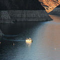 Boat on the Hoover Dam