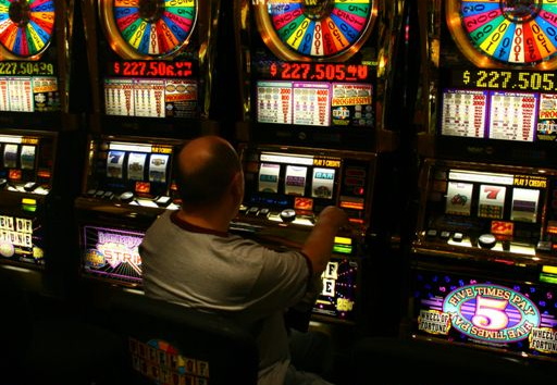 Slot machines at Four Queens Hotel & Casino