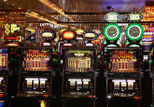 Slot machines at Four Queens Hotel & Casino