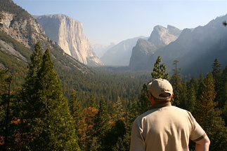 Idar overlooking Yosemite Valley from Tunnel View