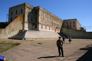 Idar in Alcatraz prison yard