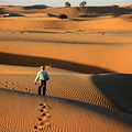Jens walking in the dunes
