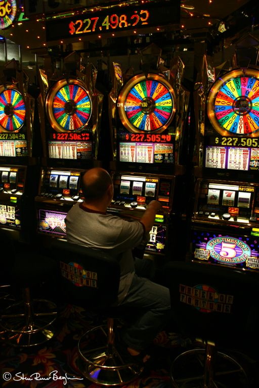 Slot machines at Four Queens Hotel & Casino