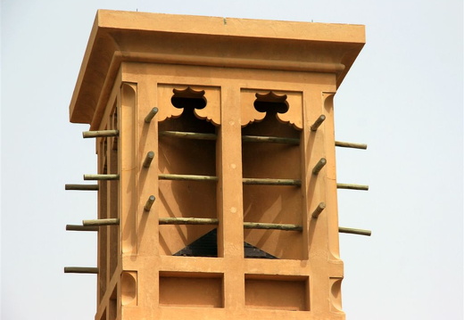 Old style A/C - wind tower at Madinat Jumeirah