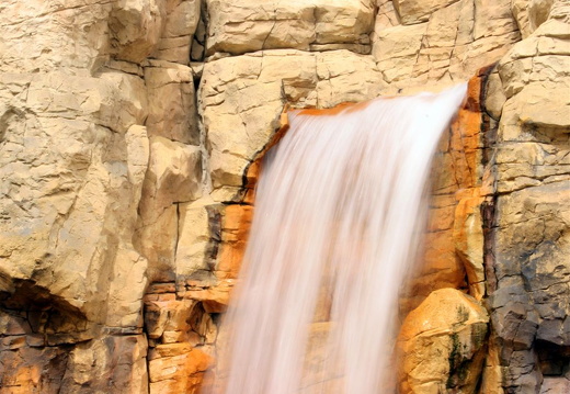 Artificial waterfall at Wild Wadi, Dubai