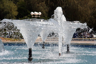 Fountains near Abu Dhabi Balladia