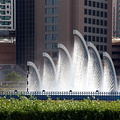 Fountain near Sheraton Hotel on the Corniche