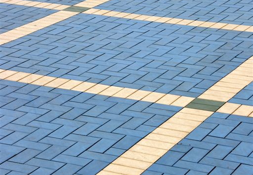 Pavement pattern on the Corniche