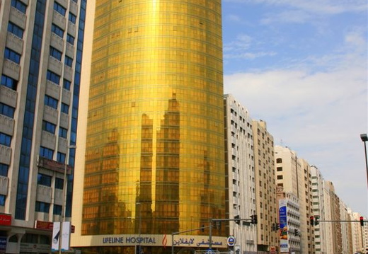 "Golden" building, downtown Abu Dhabi