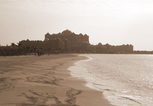 Emirates Palace's private beach