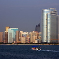 Boat on Abu Dhabi bay