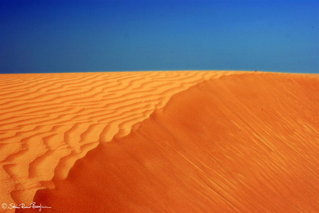 Sand and blue sky