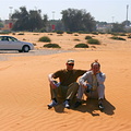 Tor Gunnar and Mike in the sand