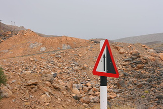Steep incline ahead