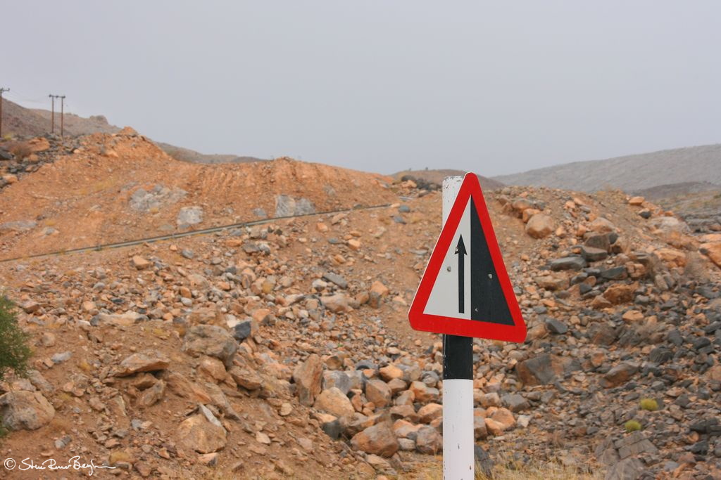 Steep incline ahead