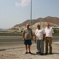 Khalil, Oskar and Yngve near Kalba