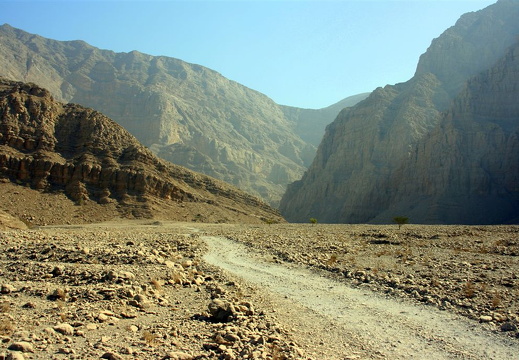 The entrance to Wadi Galilah