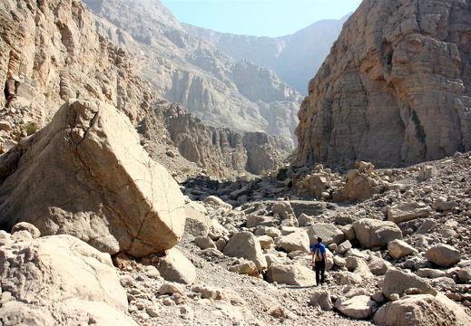 Chad Jerry hiking in Wadi Galilah