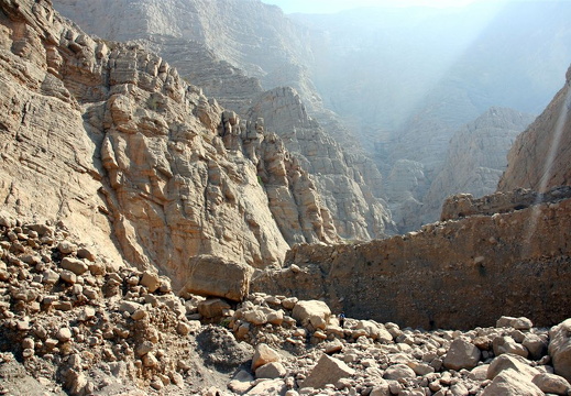 Chad Jerry hiking in Wadi Galilah