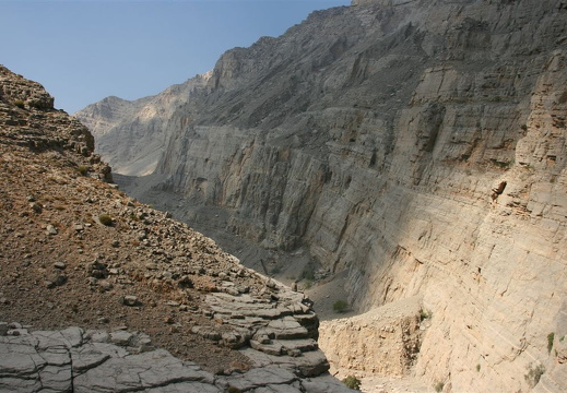 Looking back down Wadi Galilah