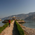 Chad Jerry looking towards Al-Jerry on the Musandam Peninsula
