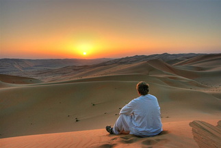 Watching the sunrise