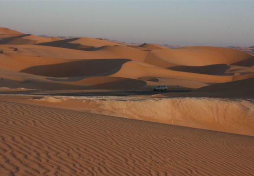 Desert car park