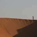 Walking on the dune