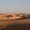 Walking in the desert