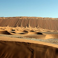 Steep sand dune south of Mizaira'a