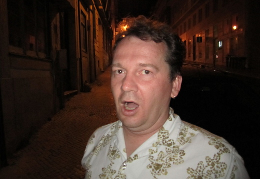 Rasto singing socialist songs in Russian