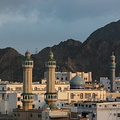Minarets on Mutrah skyline in the early morning
