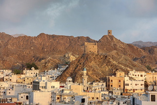 Mutrah skyline in the early morning