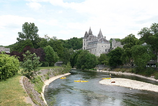 Durbuy Castle on the Ourthe river