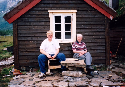 Runar og Knut på Langedalen