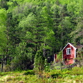 Skarsteinhytta by Veslevatnet
